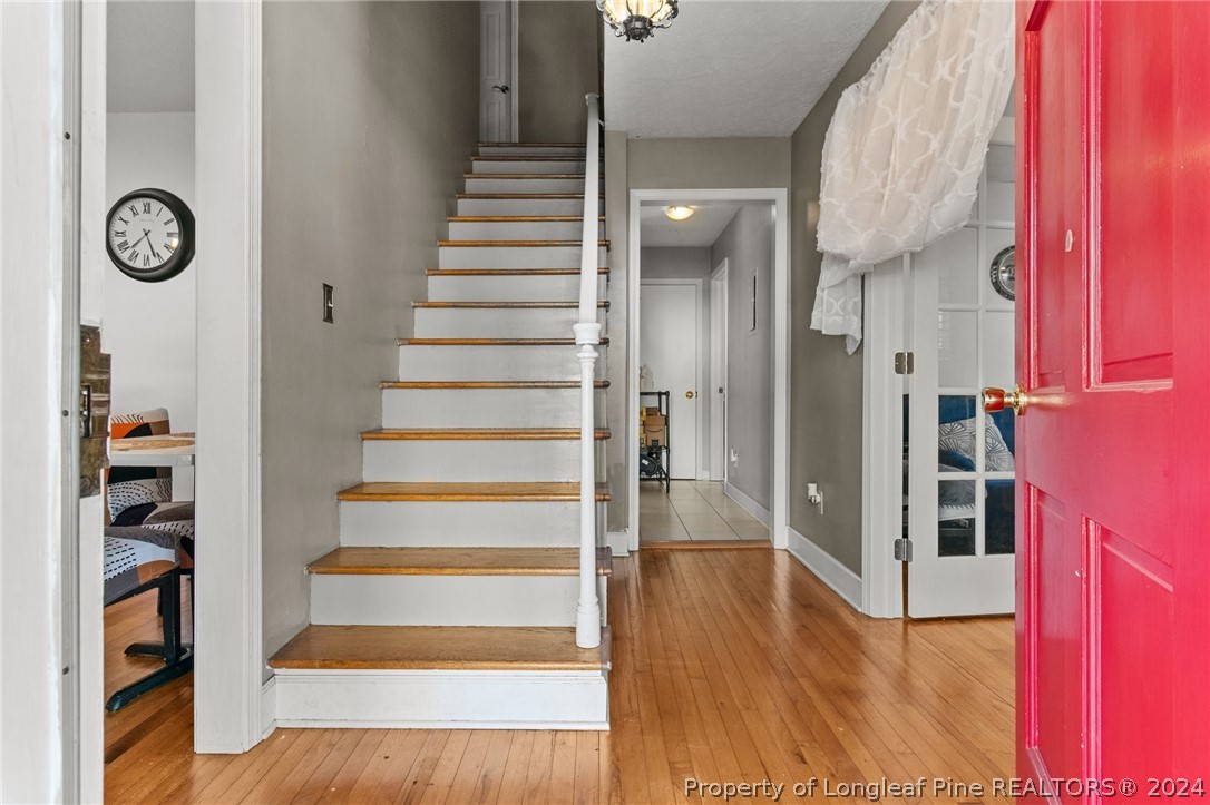 108 Mckinnon Drive Rockingham, NC 28379 - Photo 7 of 34 a view of an entryway with wooden floor