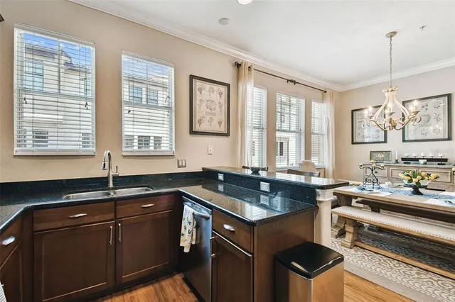 a bedroom with a bed and a desk