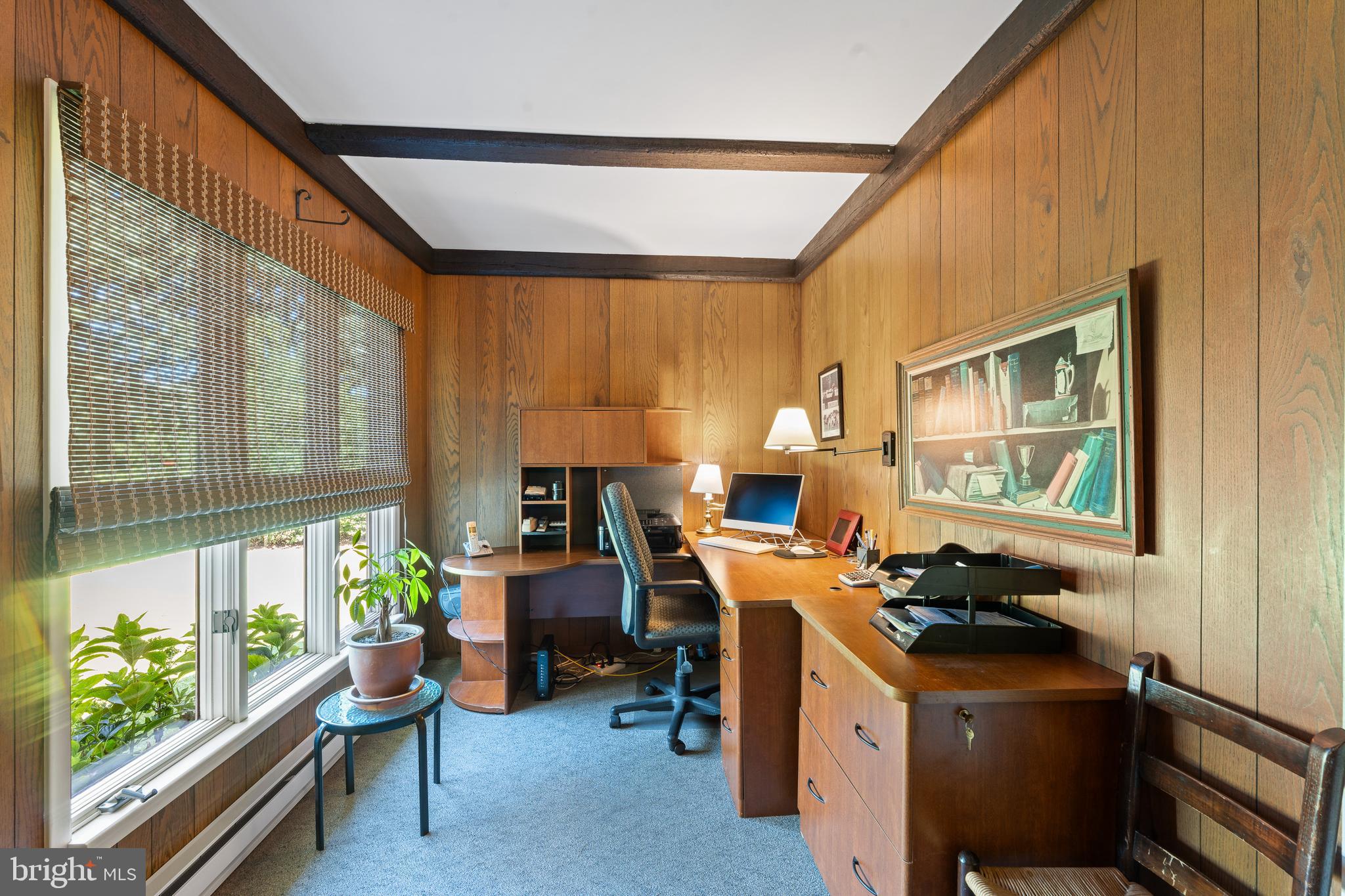 1265 Durham Road Langhorne, PA 19047 - Photo 24 of 34 Office with Wood Paneling