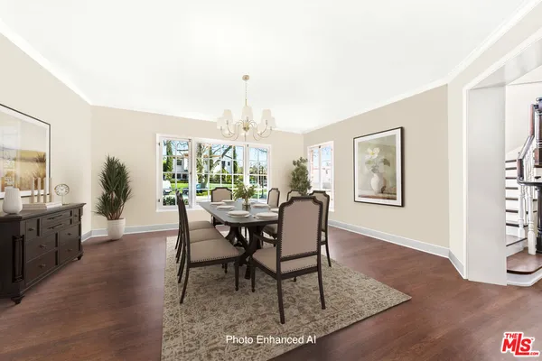 a kitchen with lots of counter top space