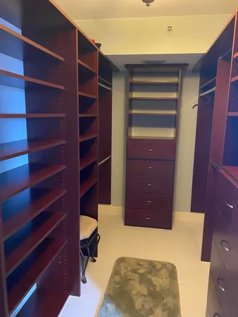 a view of a storage & utility room with washer and dryer