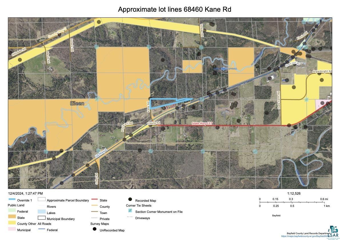 68460 Kane Road Ashland, WI 54806 - Photo 41 of 41 DNR land in Tan
