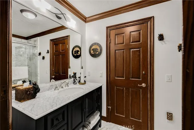 a view of swimming pool with porch and outdoor seating