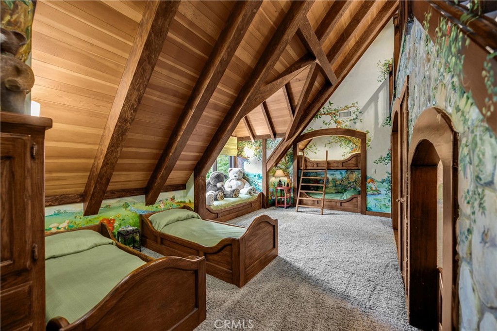 29162 Bald Eagle Ridge Road Lake Arrowhead, CA 92352 - Photo 30 of 69 a view of swimming pool with porch and outdoor seating