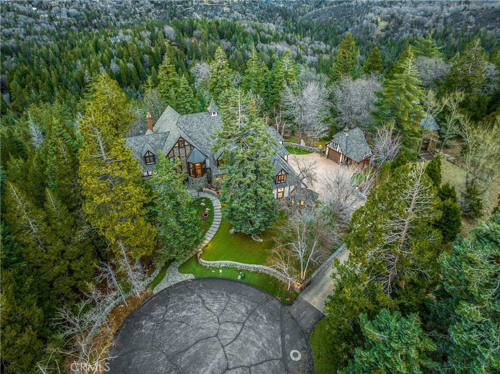 29162 Bald Eagle Ridge Road Lake Arrowhead, CA 92352 - Photo 66 of 69 an aerial view of a houses