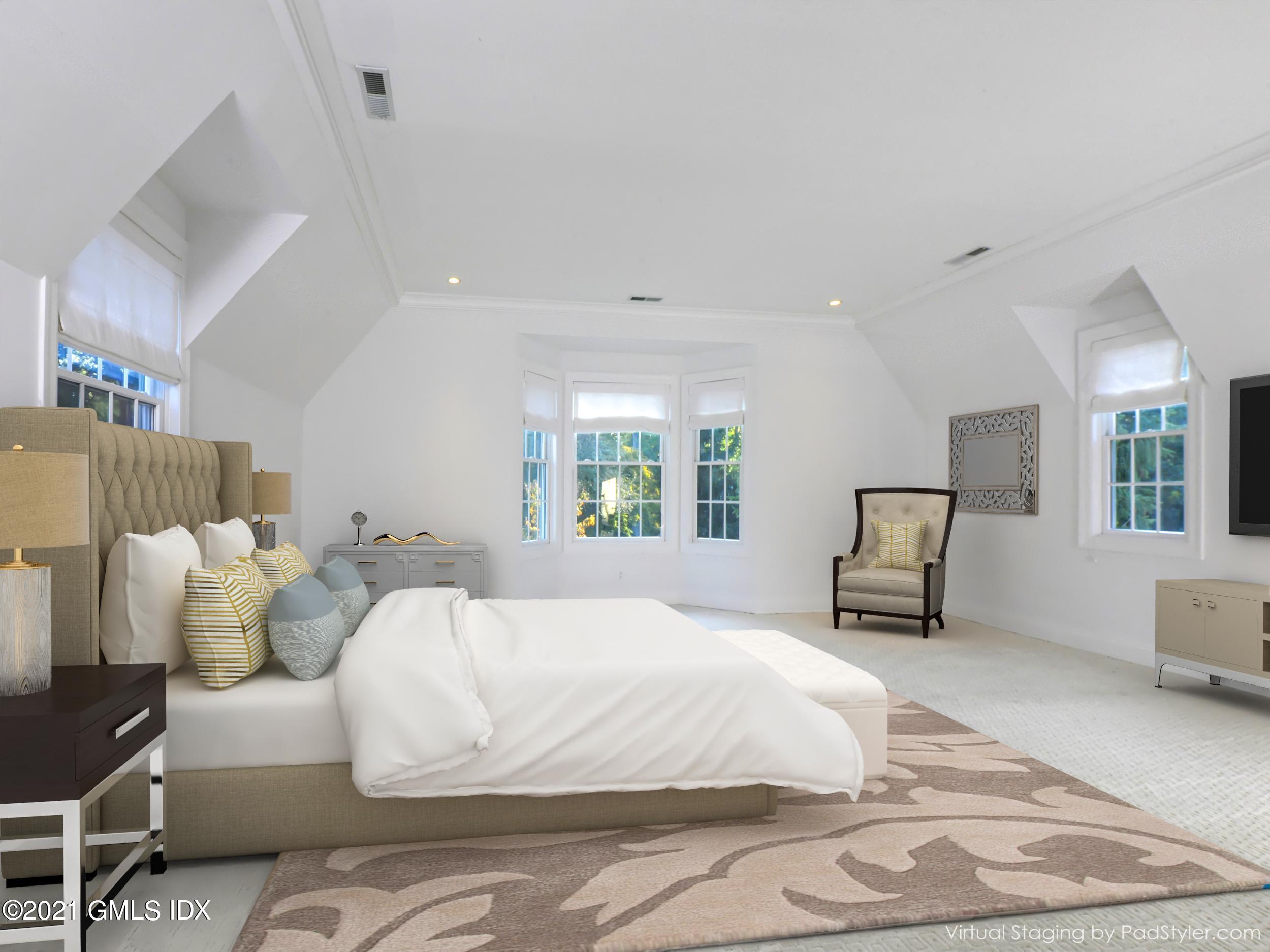 3 Random Road Old Greenwich, CT 06870 - Photo 14 of 28 a large white bed in a white room