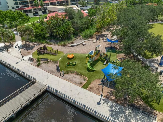 a view of a city & street