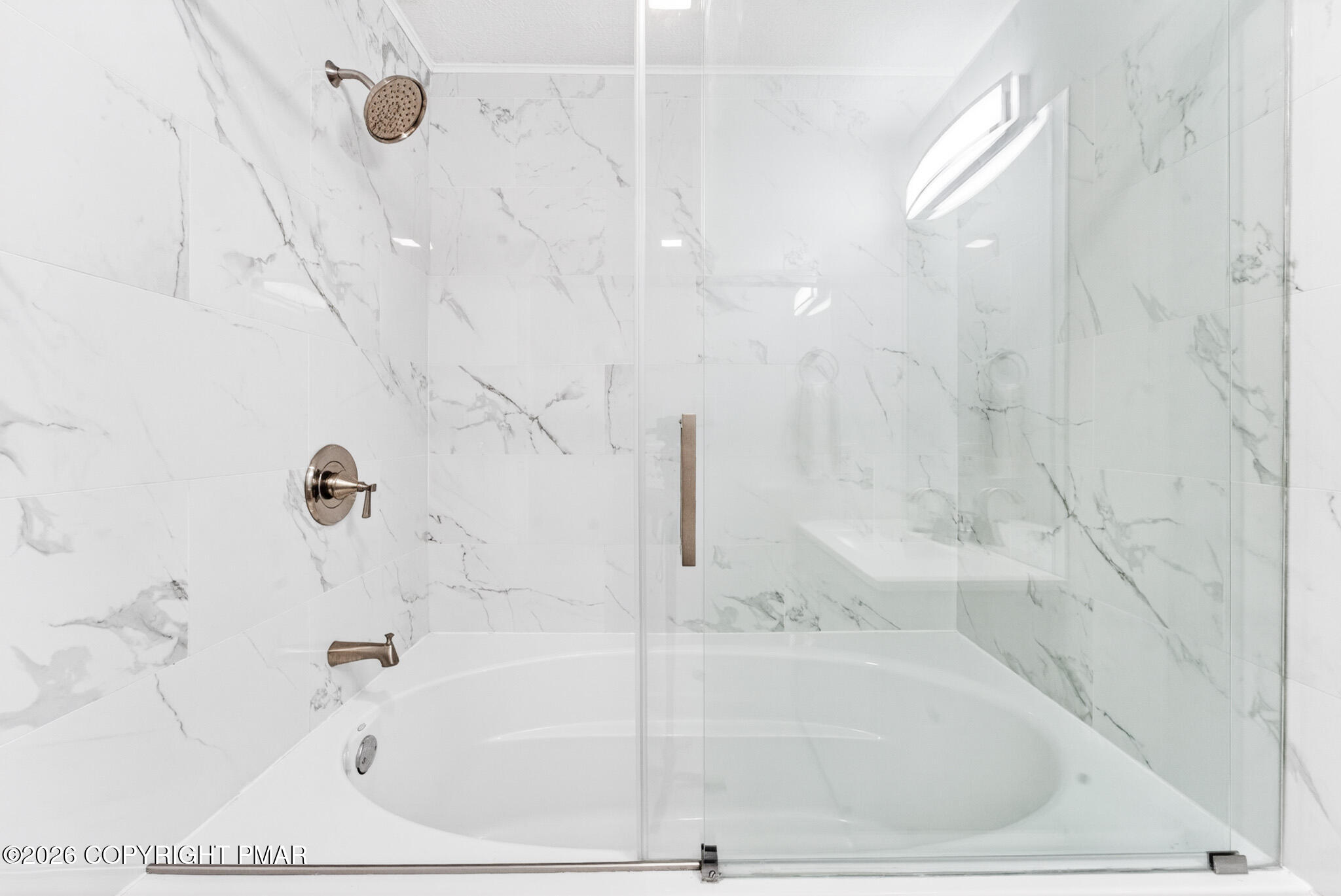 3166 Cherry Ridge Road Bushkill, PA 18324 - Photo 28 of 43 Main Bath Soaking Tub Shower