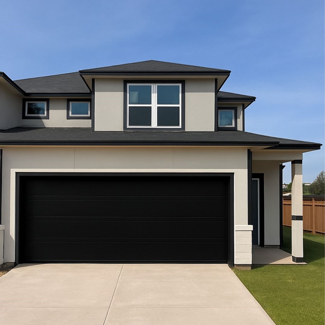 this is a rendering of the front stone/stucco elevation