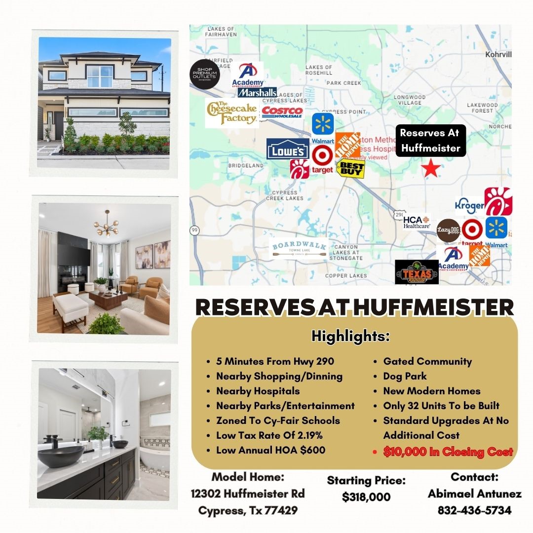 13715 New Shiloh Road Cypress, TX 77429 - Photo 15 of 16 map of nearby dining, stores, etc