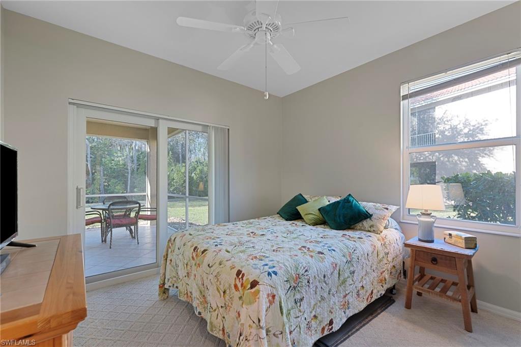 6765 Huntington Lakes Circle, Unit 102 Naples, FL 34119 - Photo 11 of 22 Guest Bedroom 1 Opens onto Lanai