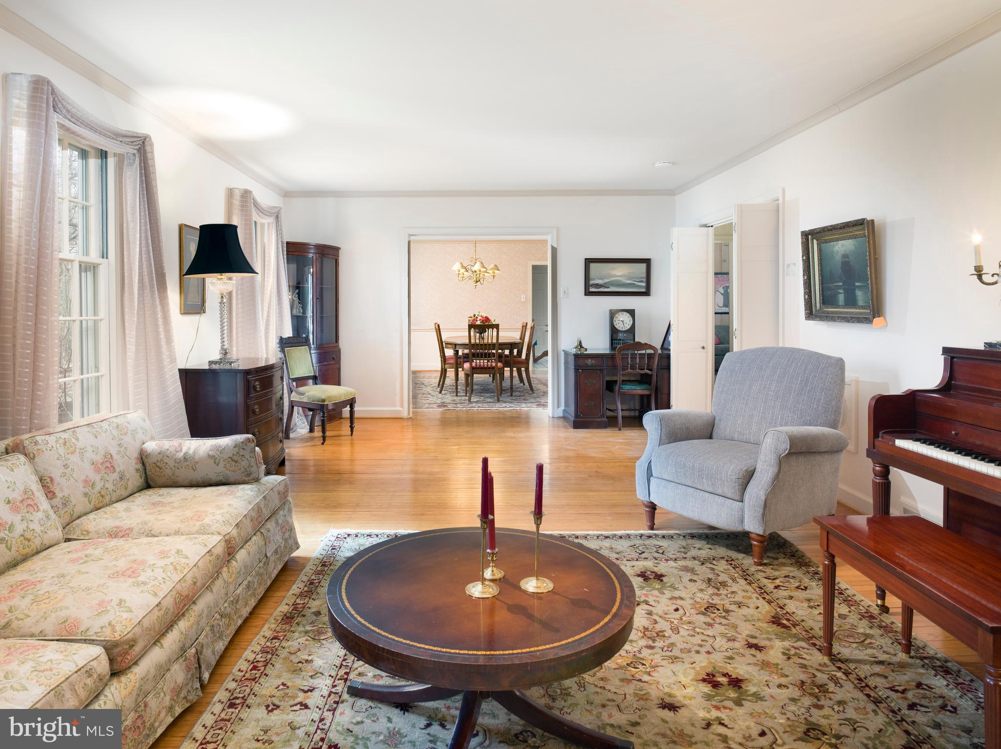 34 Ridgewood Road Wayne, PA 19087 - Photo 6 of 28 a living room with furniture and a wooden floor