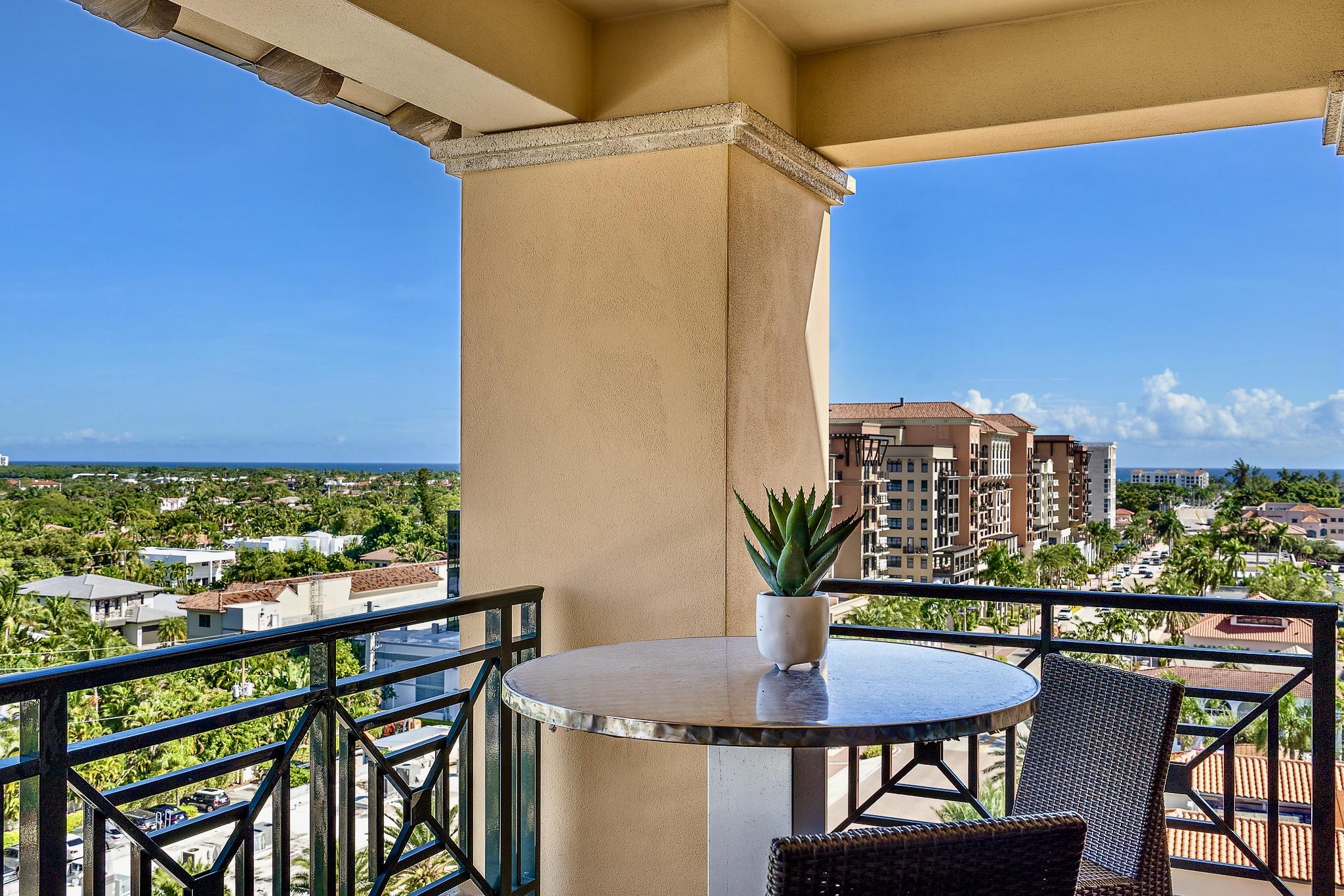 200 East Palmetto Park Road, Unit 806 Boca Raton, FL 33432 - Photo 21 of 76 Ktichen Balcony View