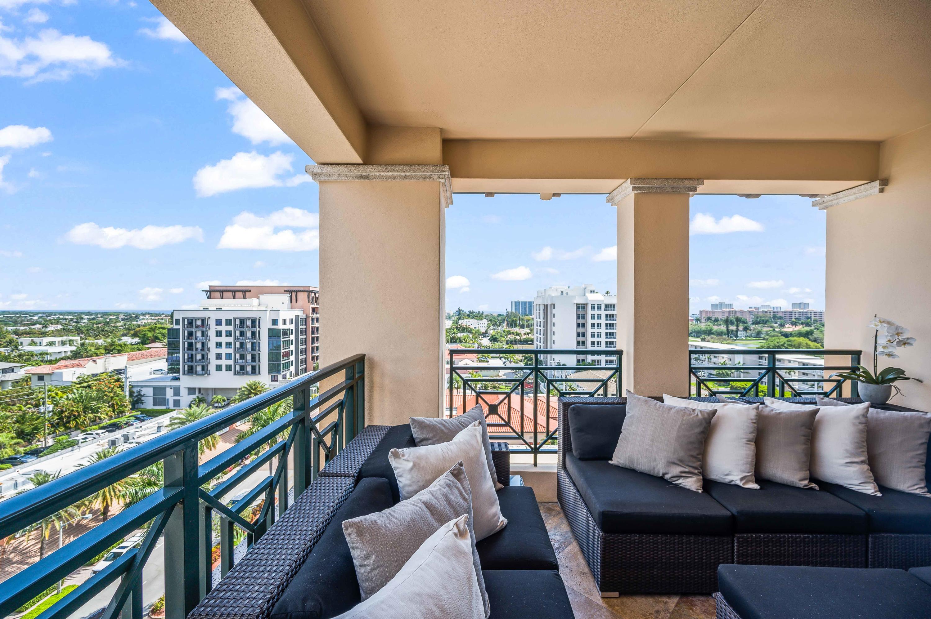 200 East Palmetto Park Road, Unit 806 Boca Raton, FL 33432 - Photo 32 of 76 Balcony off of Living Area