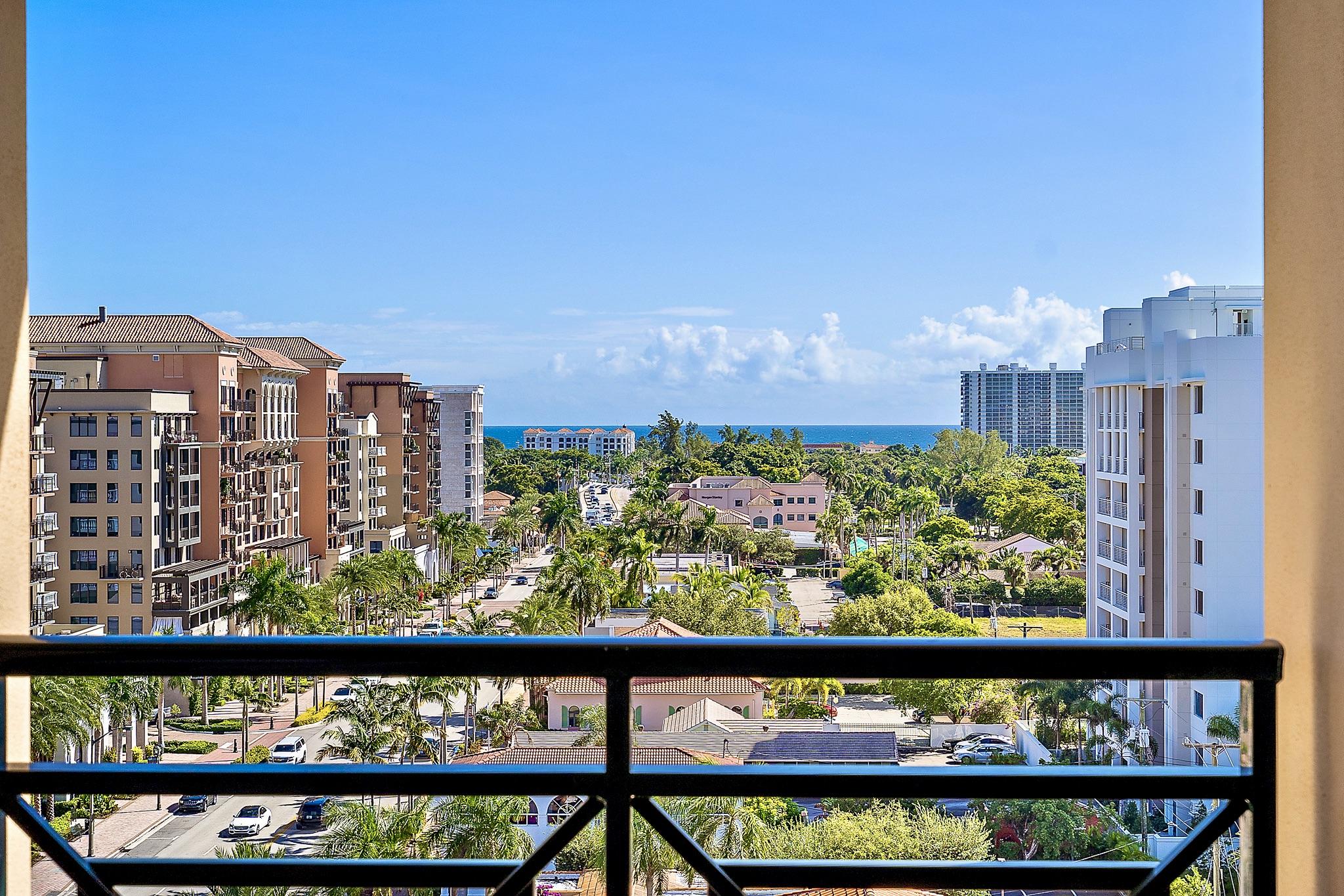 200 East Palmetto Park Road, Unit 806 Boca Raton, FL 33432 - Photo 35 of 76 View from Balcony Facing East