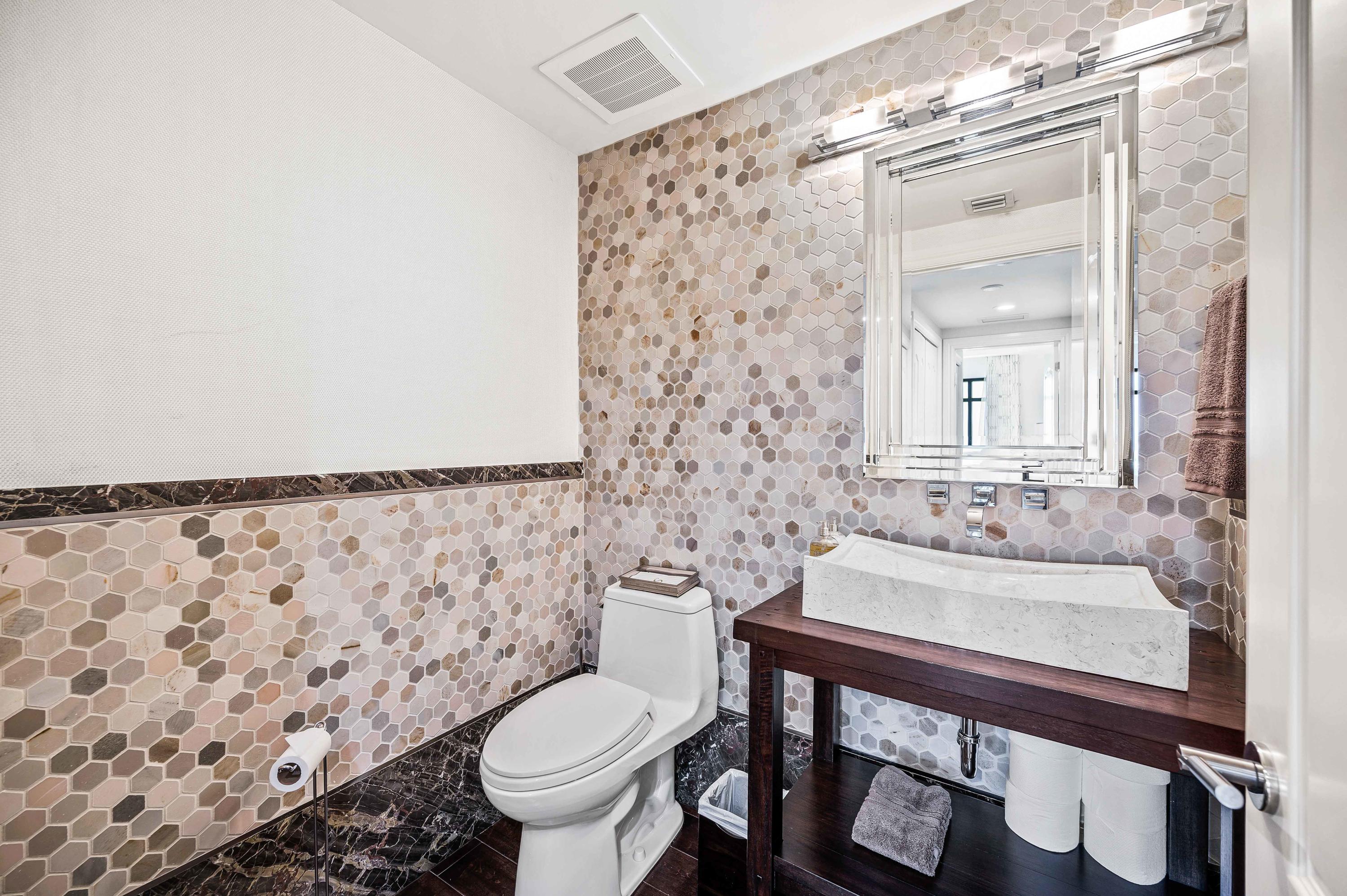 200 East Palmetto Park Road, Unit 806 Boca Raton, FL 33432 - Photo 48 of 76 Gorgeous Powder Room for Guests