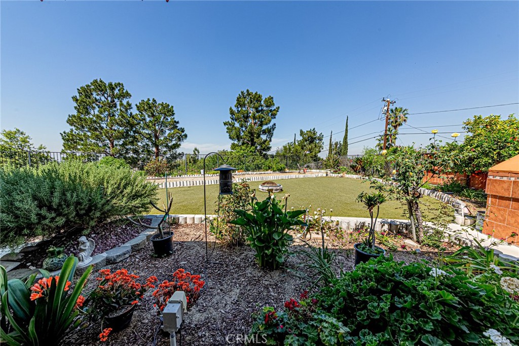 5423 Canmore Court Riverside, CA 92507 - Photo 46 of 58 a view of a garden with a lake