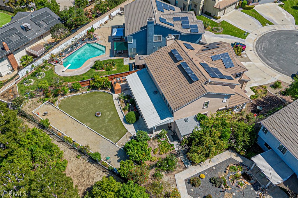 5423 Canmore Court Riverside, CA 92507 - Photo 57 of 58 an aerial view of residential house with outdoor space and parking