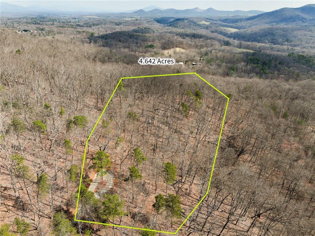 Lot 7 Mount Mincie Road Murrayville, GA 30564 - Photo 8 of 16 a view of a dry yard with mountain and tree