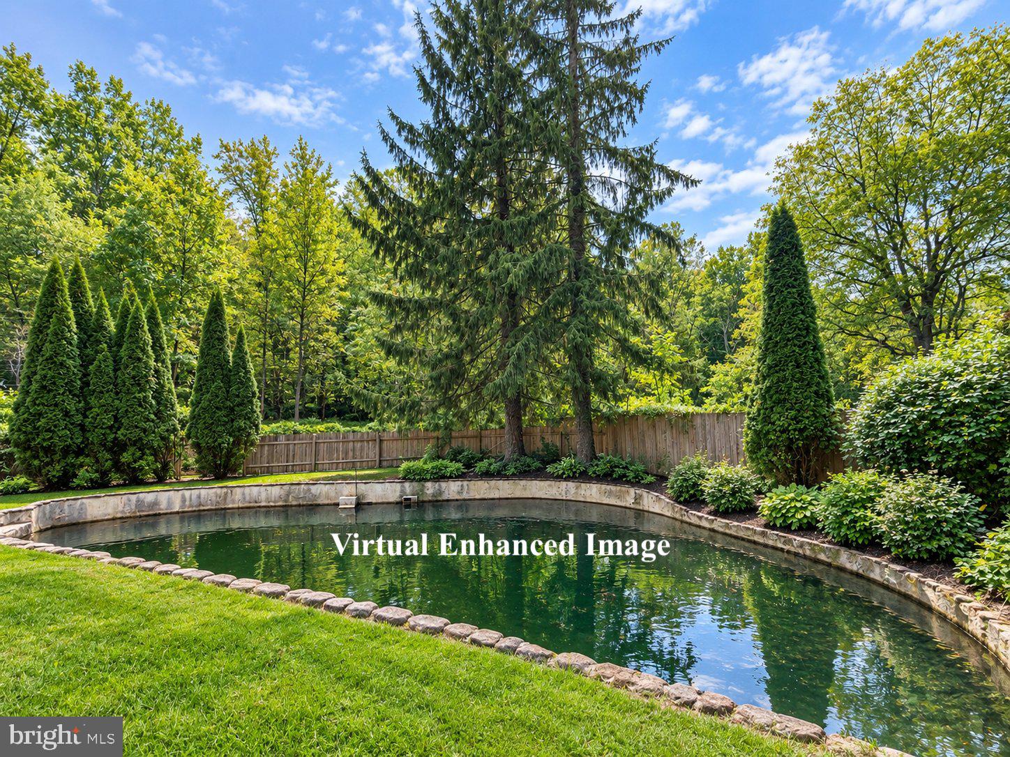 Fish pond (Virtual Enhanced Image)