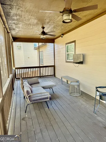 a view of outdoor seating