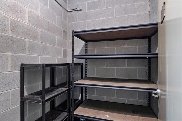 a car parked in front of a building