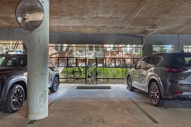 a view of a backyard with sitting area