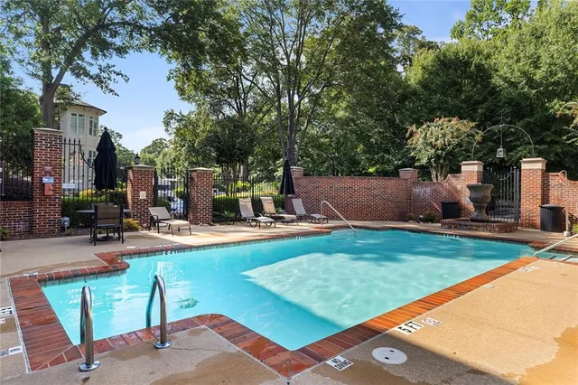 a view of a building with a street