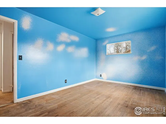 a view of an empty room