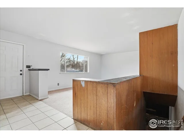 a view of an empty room