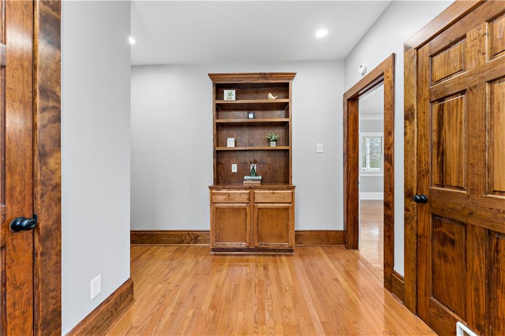 45 Redstone Lane Washington, PA 15301 - Photo 12 of 41 a view of empty room with wooden floor and fan