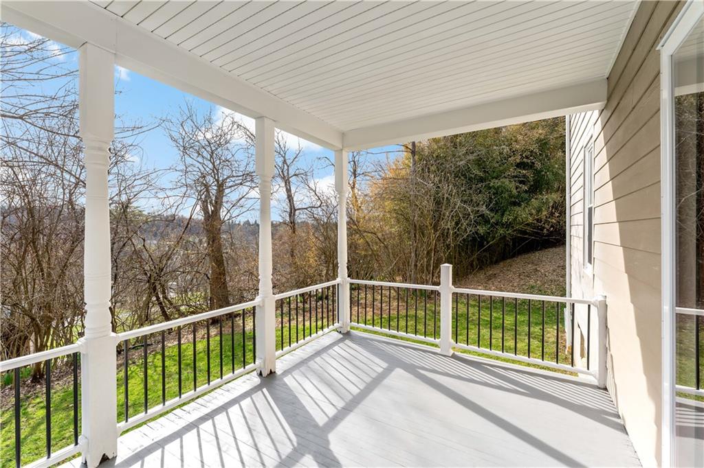 45 Redstone Lane Washington, PA 15301 - Photo 35 of 41 a view of a balcony with trees
