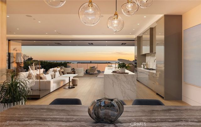 a view of a black door