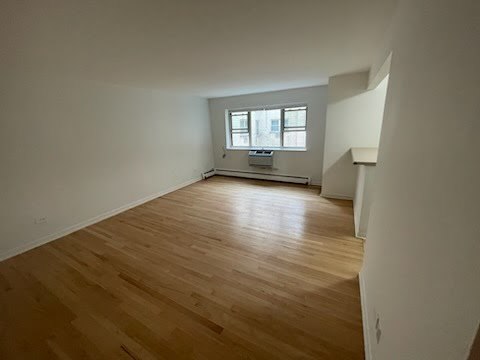 420 West Aldine Avenue, Unit 326 Chicago, IL 60657 - Photo 6 of 11 an empty room with wooden floor and windows