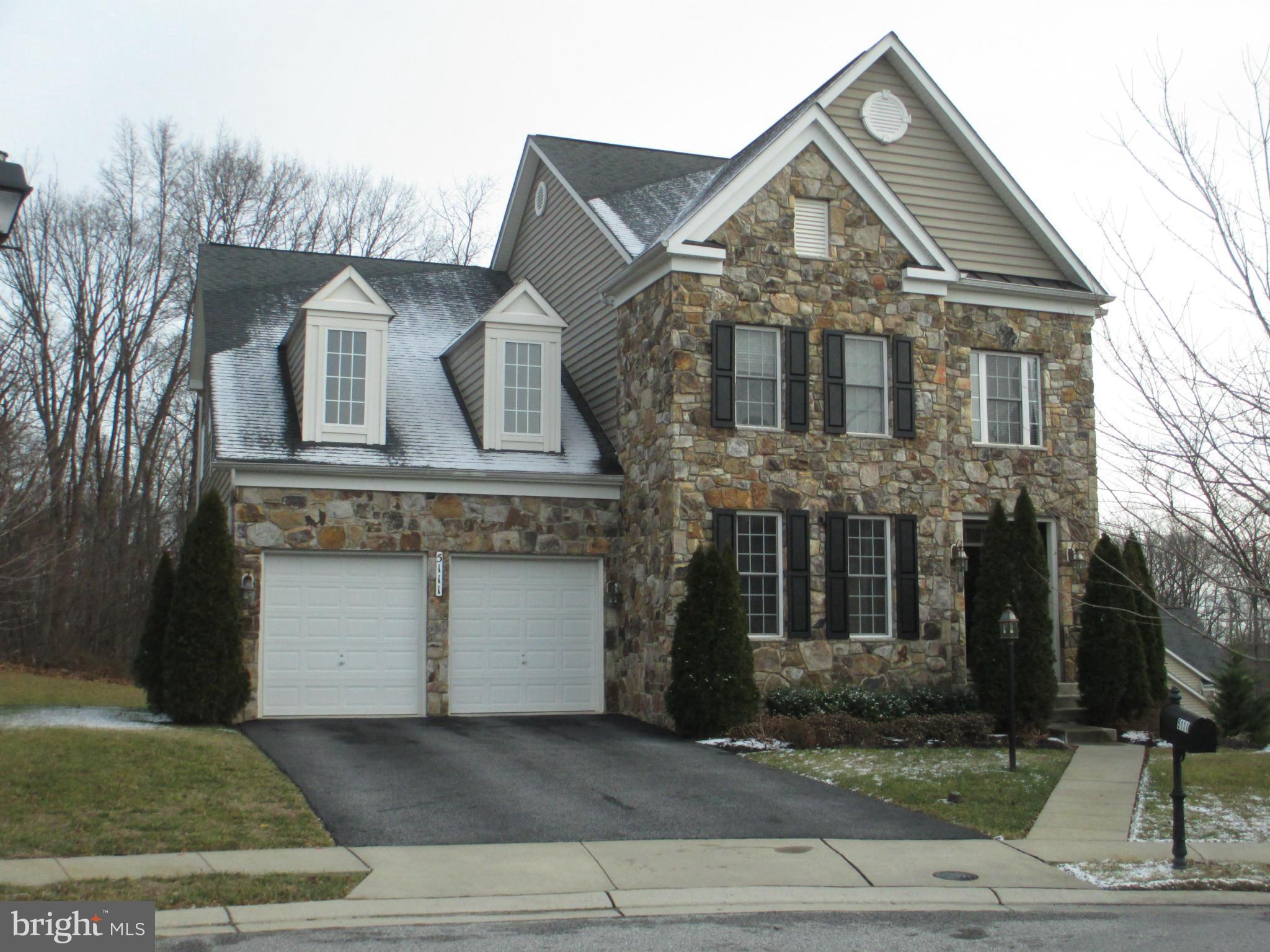 5111 Hugunin Way Perry Hall, MD 21128 - Photo 1 of 30 Stone Front Colonial w/Attached 2 Car Garage