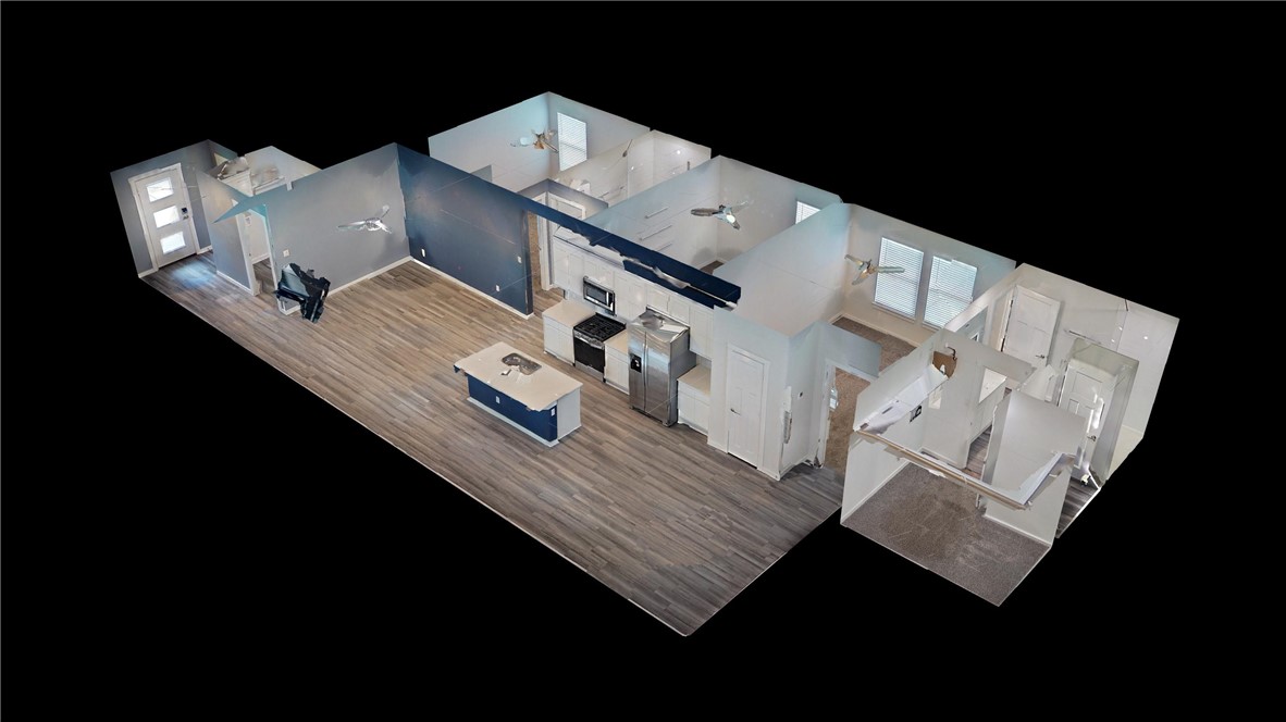 1118 Amistad Loop College Station, TX 77845 - Photo 23 of 26 an aerial view of a house with table and chairs