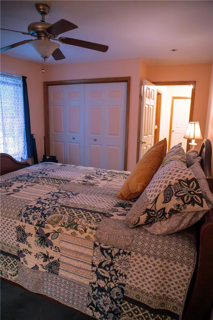 50 Anthony's Road White Haven, PA 18661 - Photo 30 of 57 a bedroom with a bed and a mirror