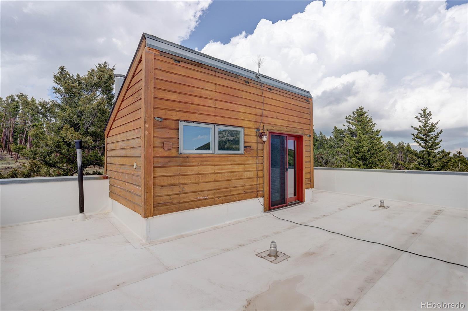 400 Alpine Way Idaho Springs, CO 80452 - Photo 26 of 40 a view of a house with a backyard