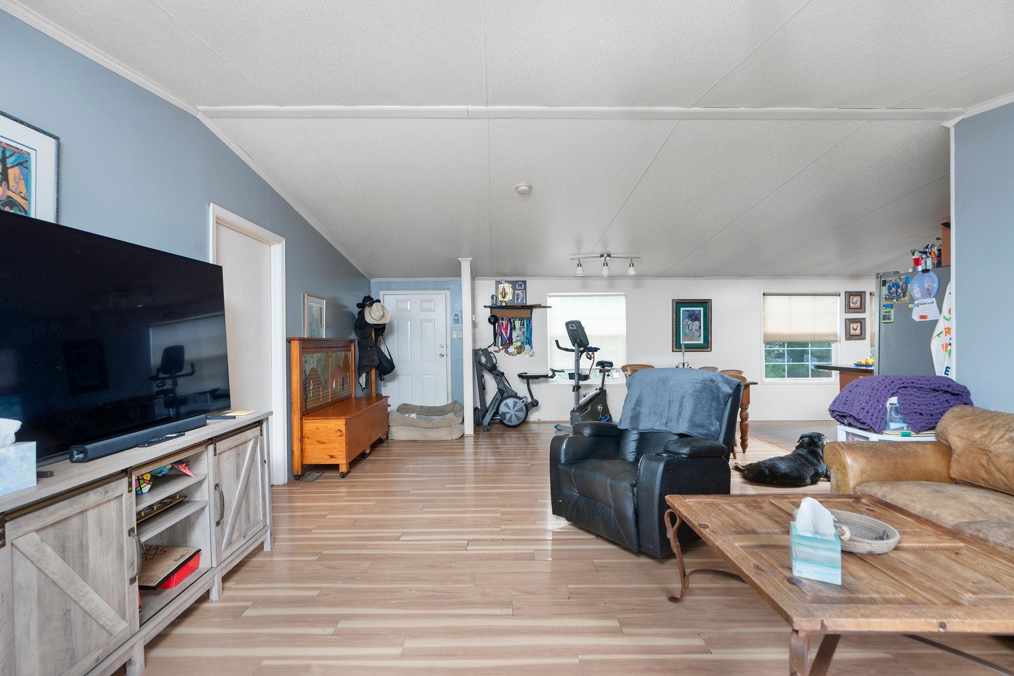 309 Old B&O Road Raphine, VA 24472 - Photo 37 of 75 a living room with furniture and a flat screen tv