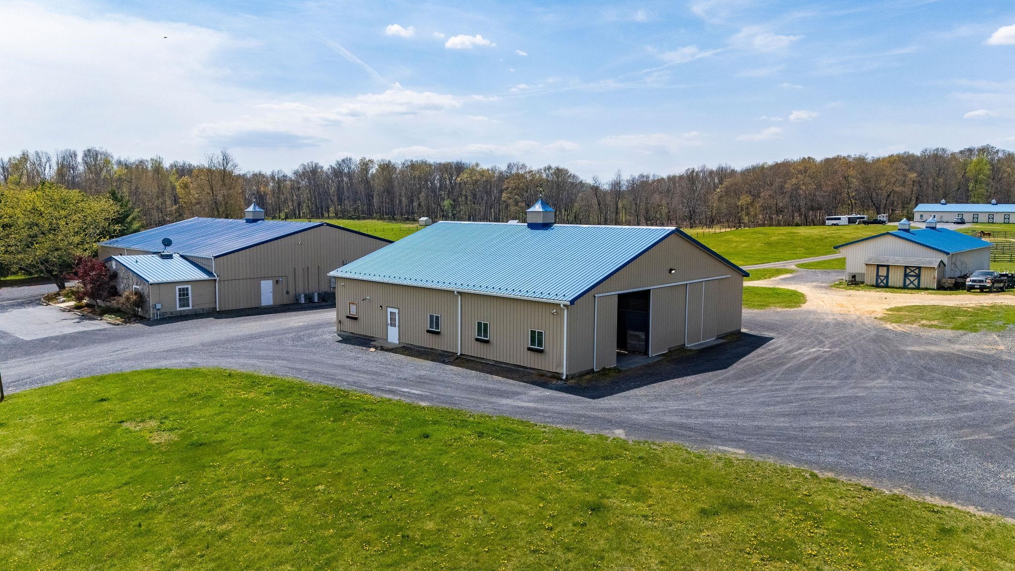 309 Old B&O Road Raphine, VA 24472 - Photo 5 of 75 an aerial view of a house with swimming pool garden and trees