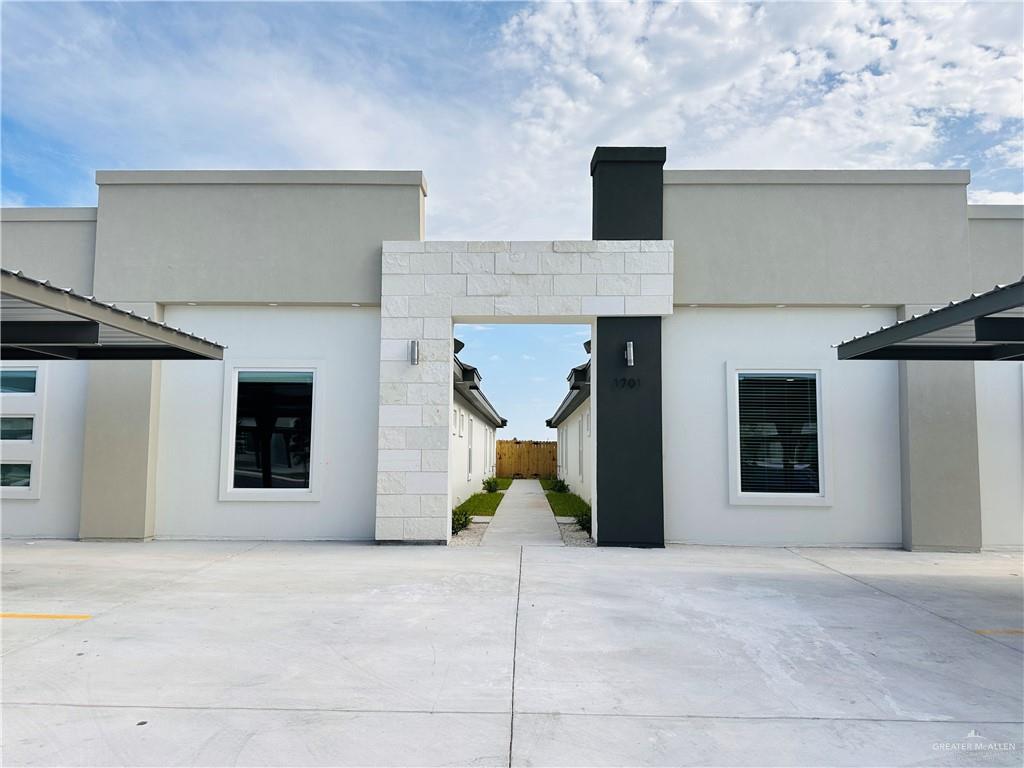 a view of a entryway