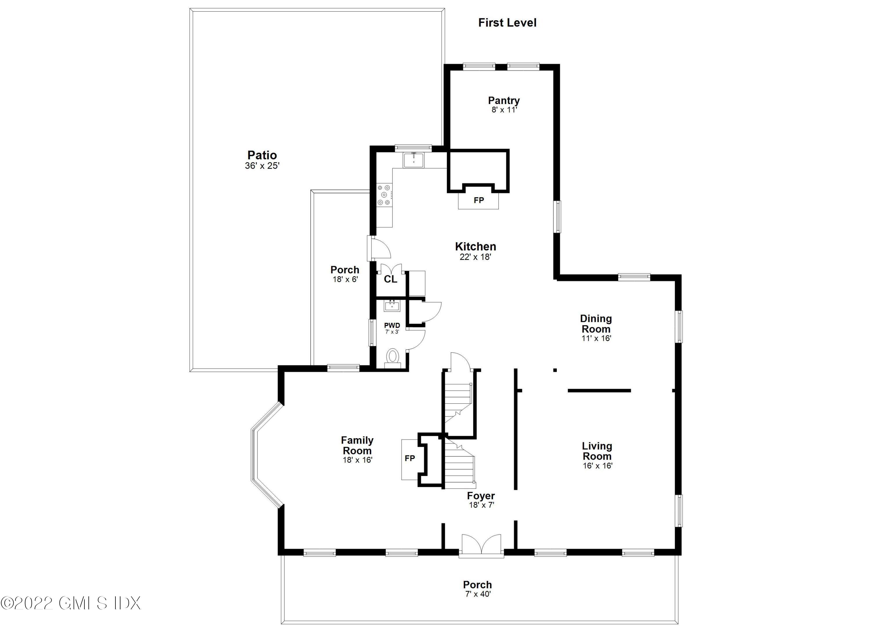 60 River Road Cos Cob, CT 06807 - Photo 24 of 31 a picture of floor plan