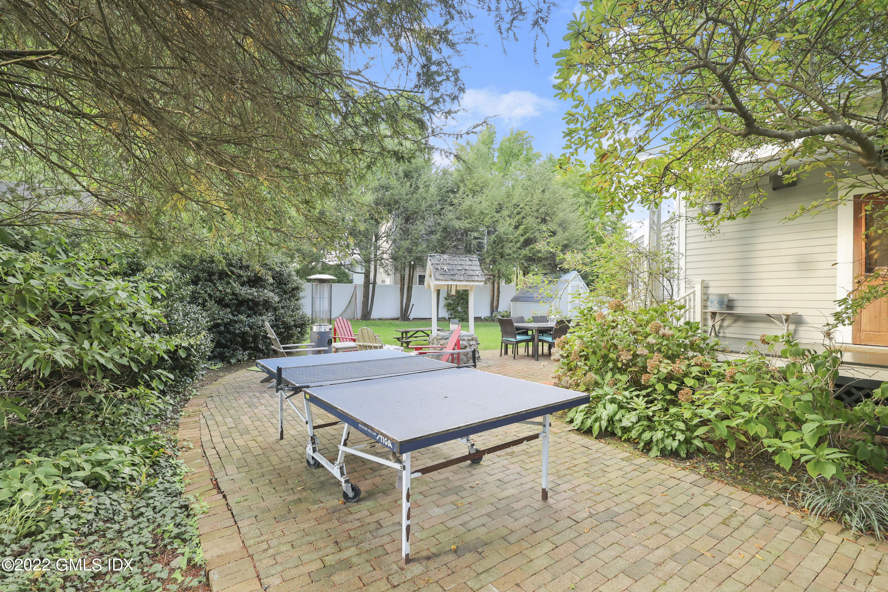 60 River Road Cos Cob, CT 06807 - Photo 28 of 31 a small view of a backyard