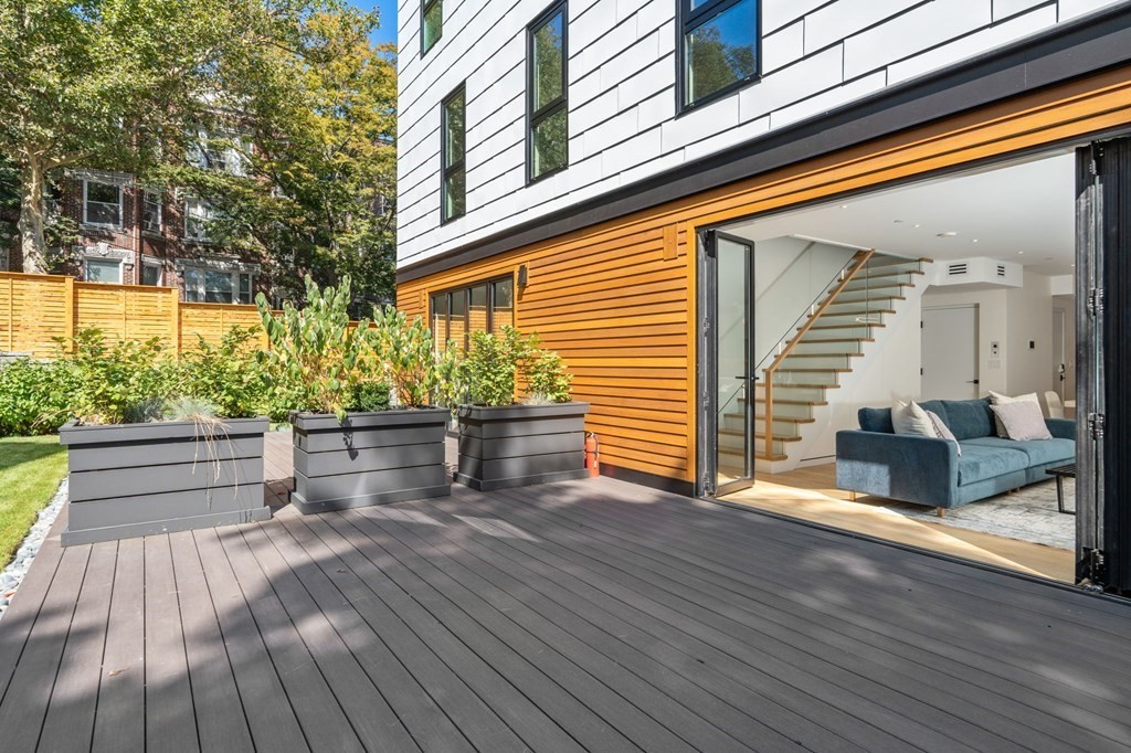 43 Stearns Road, Unit SF Brookline, MA 02446 - Photo 7 of 19 a view of outdoor space and deck