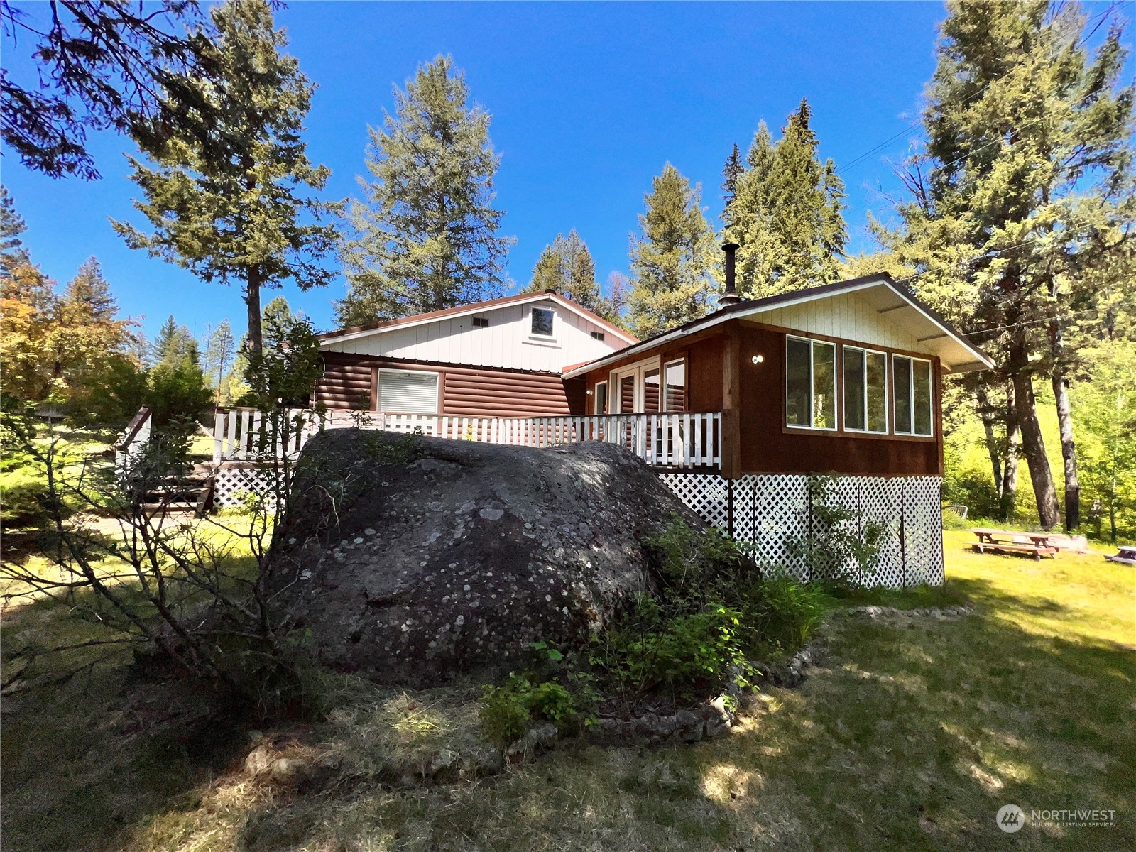 29795 State Rte 20 Republic, WA 99166 - Photo 24 of 30 a front view of a house with a yard