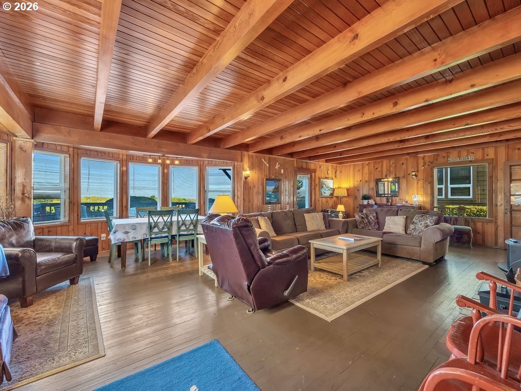 1081 South Promenade Seaside, OR 97138 - Photo 13 of 39 a living room with furniture and a large window