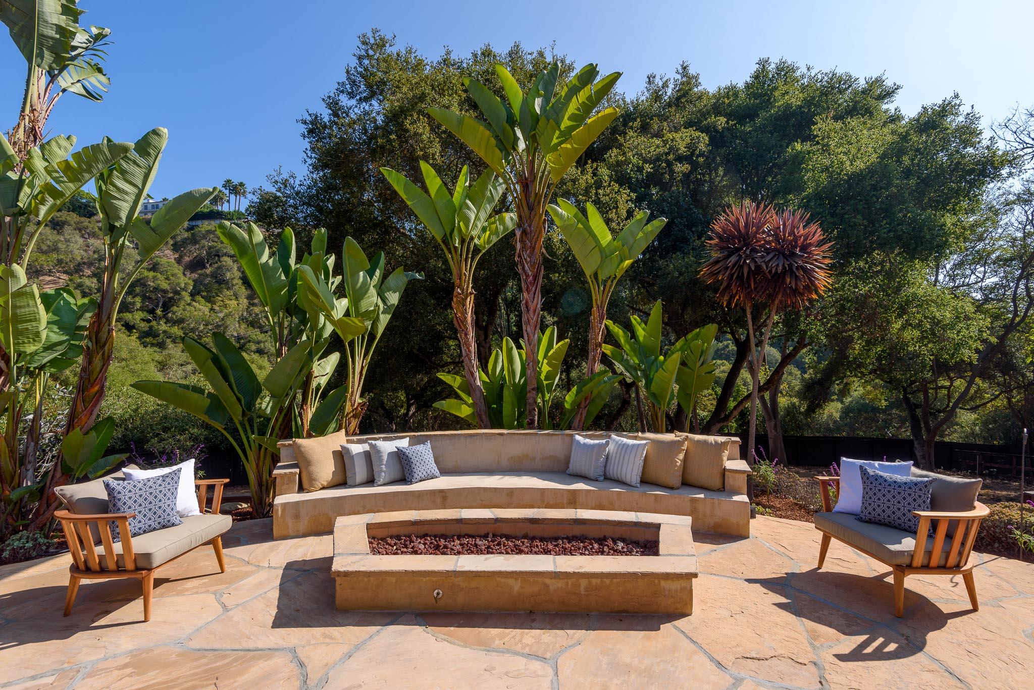 4375 Via Glorieta Santa Barbara, CA 93110 - Photo 24 of 36 a view of a yard with furniture