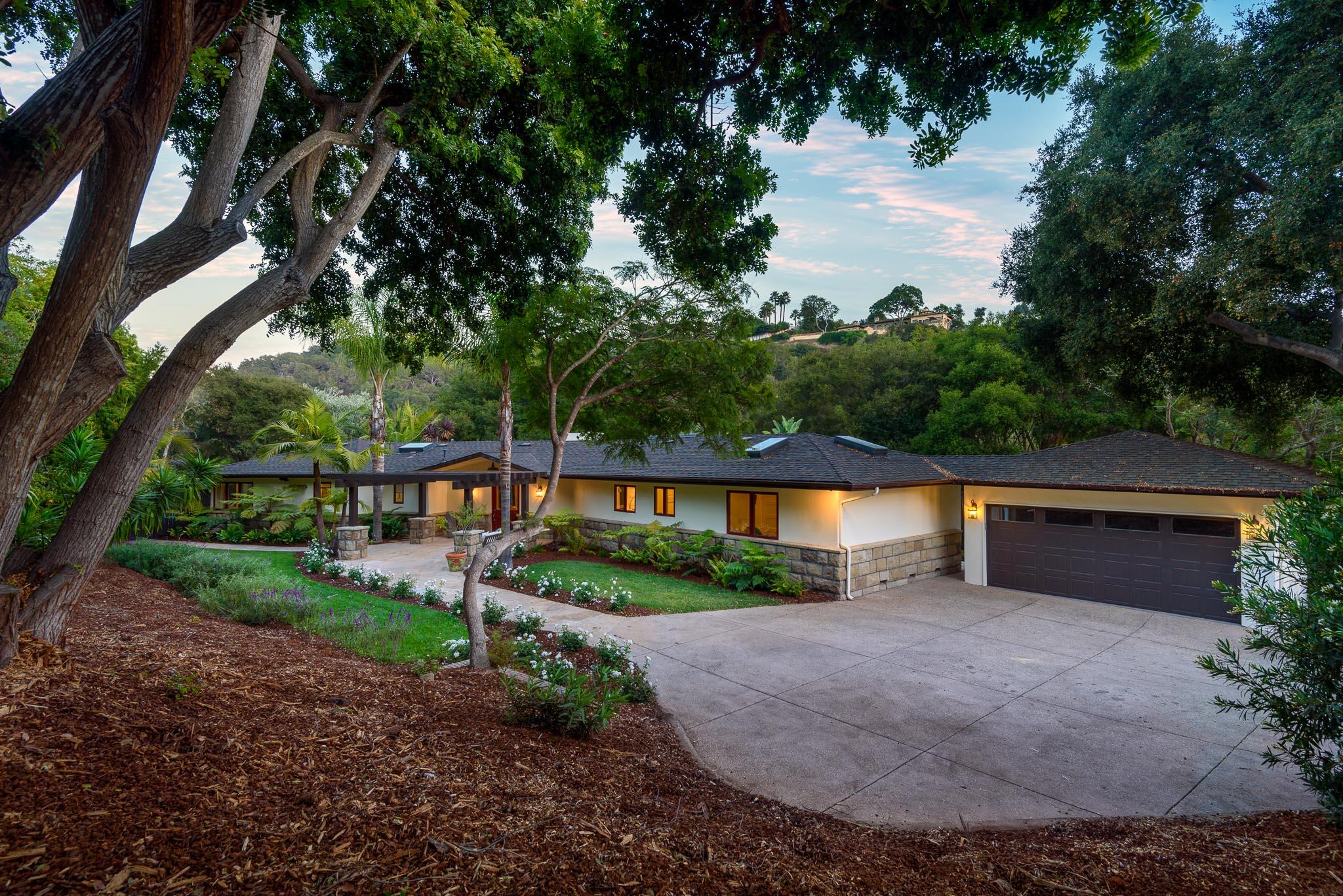 4375 Via Glorieta Santa Barbara, CA 93110 - Photo 31 of 36 a view of house with outdoor entertaining space