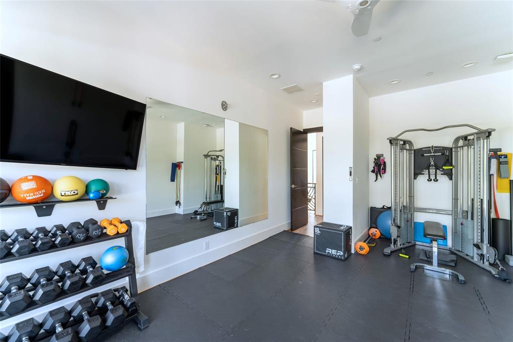 5959 Colhurst Street Dallas, TX 75230 - Photo 31 of 35 a very nice looking room with many windows and tables