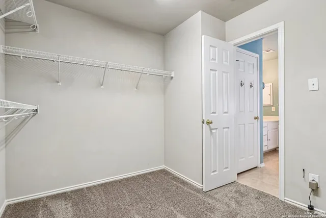 a view of a room with an empty space